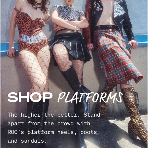 🆕ROC🖤Lash Tan/leopard platform boots! Black lace ups! Australia! size: 37 NIB! 7 - Picture 12 of 16